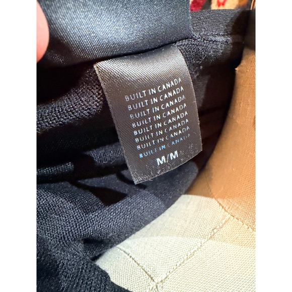 Black Avant Garde Asymmetrical Short Sleeve Midi Dress Built in Canada - M - Picture 3 of 12